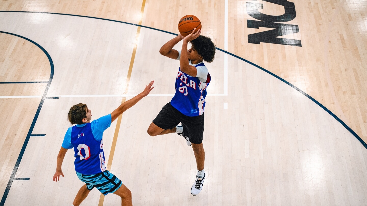 Boys playing at academy